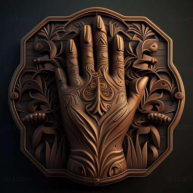 3D model Hand of Fate game (STL)